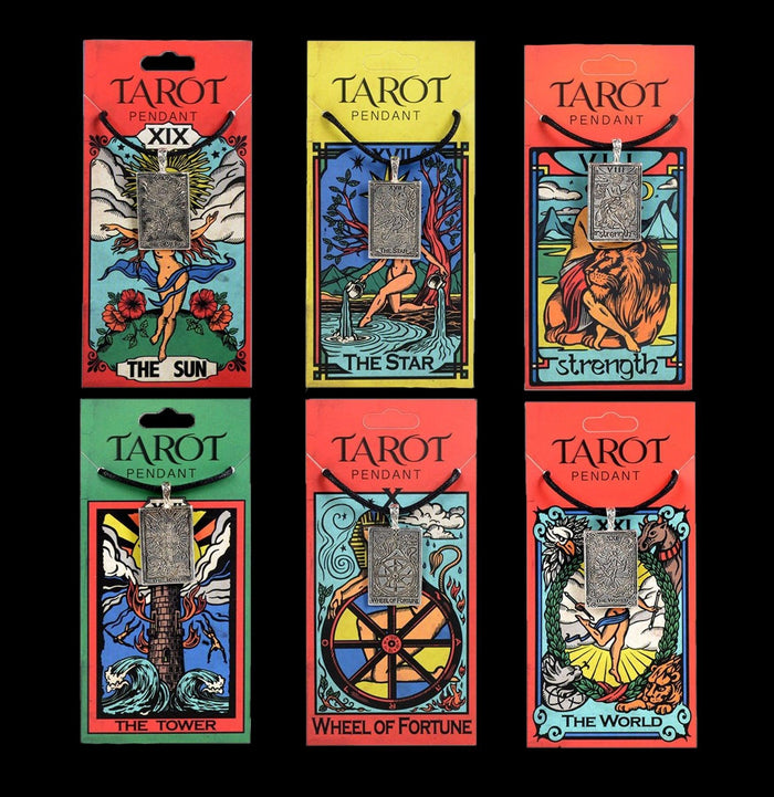 Tarot Card Necklace-Necklaces-Benjamin International-PaxtonGate