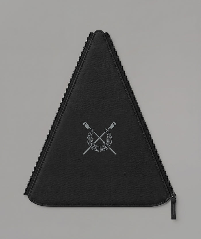 776BC Pro Tour Wreath Backpack Patch - Black/Silver