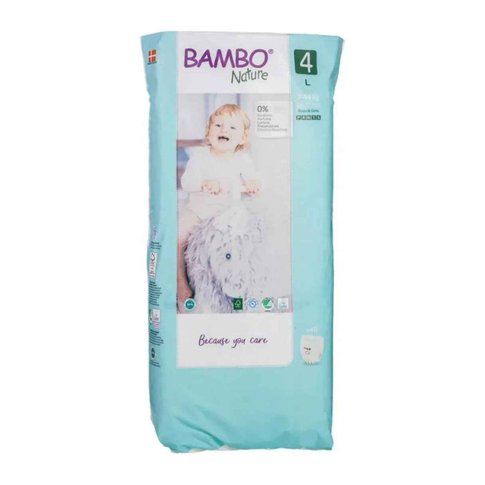 Bambo Nature® Hlačne plenice Maxi Velikost 4 (7-14 kg) 40 kos Bambo Nature