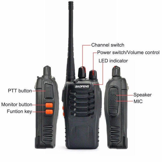 Baofeng BF-888S [10 Pack + Cable] - Radioddity