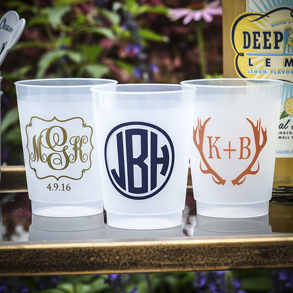Custom Color Frost Flex Party Cups