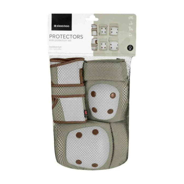 KikkaBoo® Ščitniki za kolena in komolce Army Green KikkaBoo