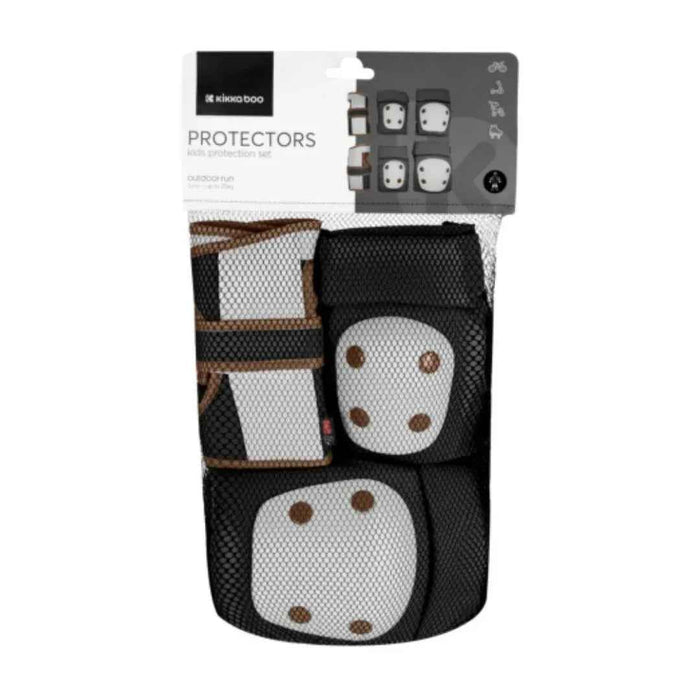 KikkaBoo® Ščitniki za kolena in komolce Black KikkaBoo