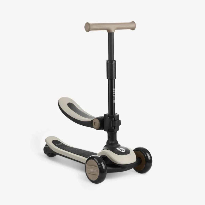 KikkaBoo® Otroški poganjalec/skiro 2v1 Treo Beige KikkaBoo