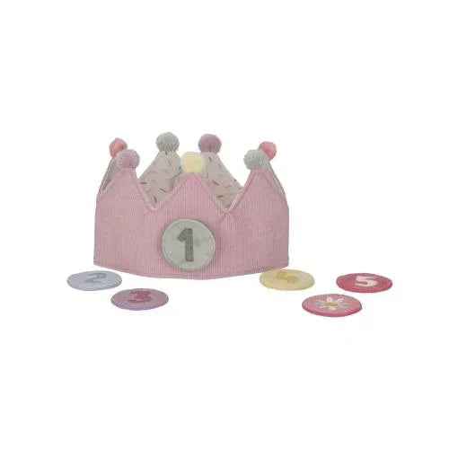 Little Dutch® Rojstnodnevna krona s številkami Pink Little Dutch