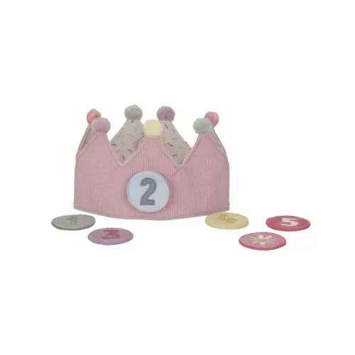 Little Dutch® Rojstnodnevna krona s številkami Pink Little Dutch