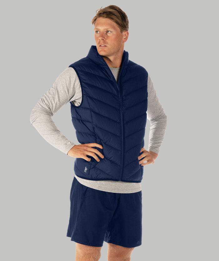 Men's Cumulus Puffer Vest - Navy