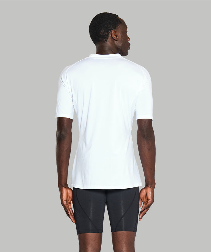 Men's Wreath Performance Base Layer SS - White