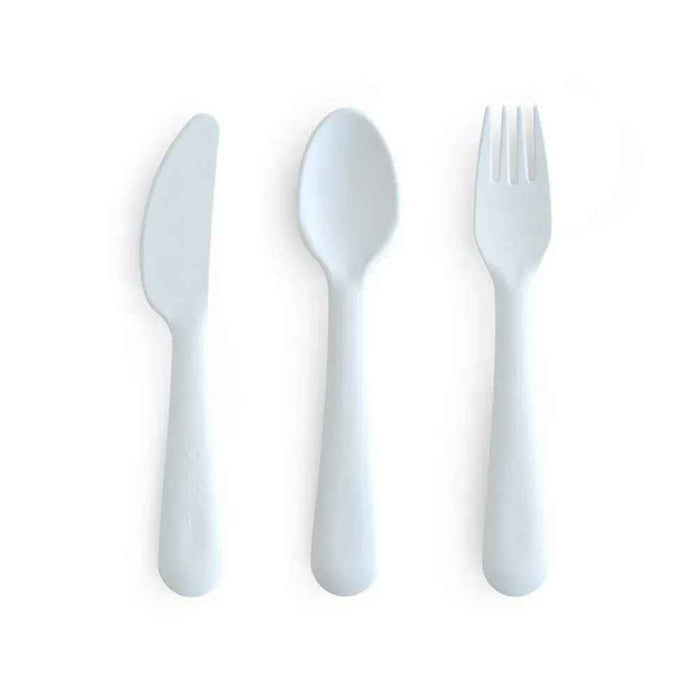 Mushie® Otroški pribor 3-delni Powder Blue Mushie